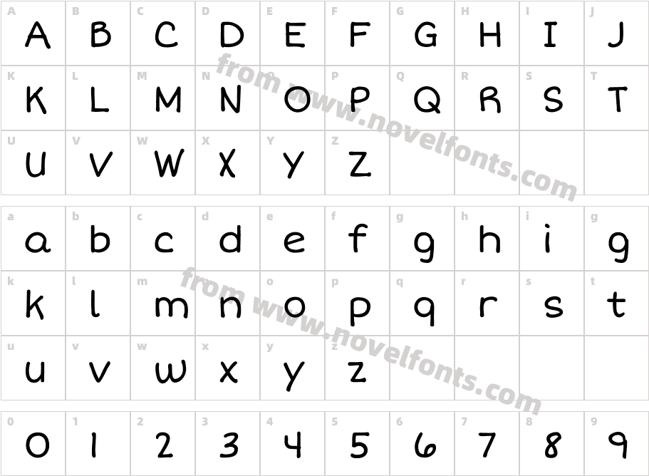 Short StackCharacter Map