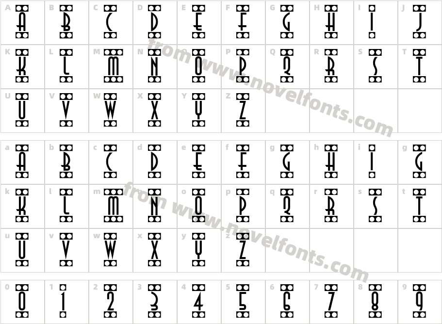 ShowtimeCharacter Map