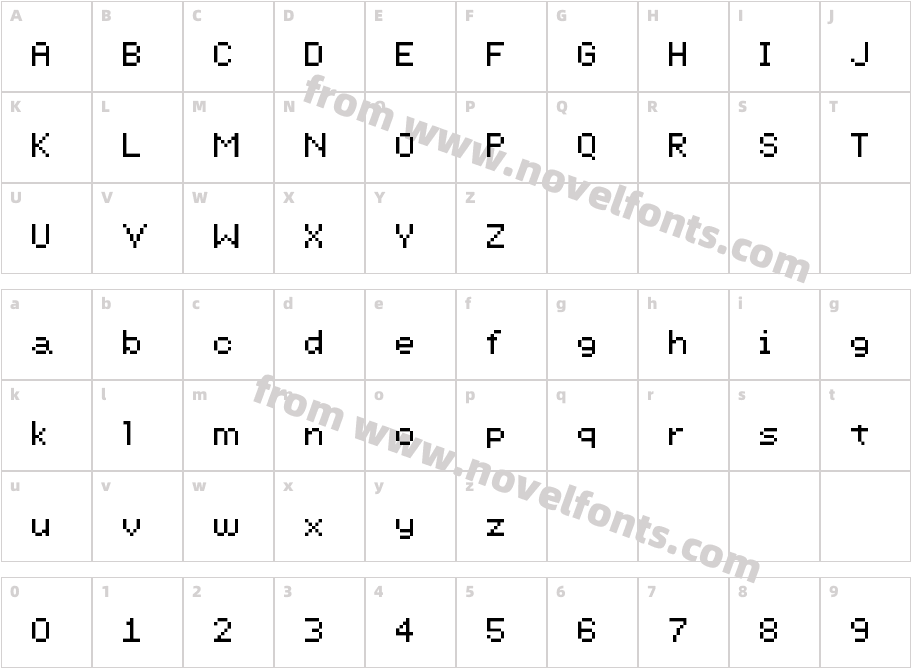 Atlantis InternationalCharacter Map