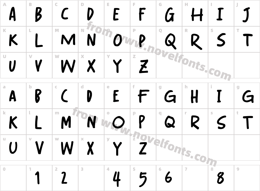 ShutterCharacter Map