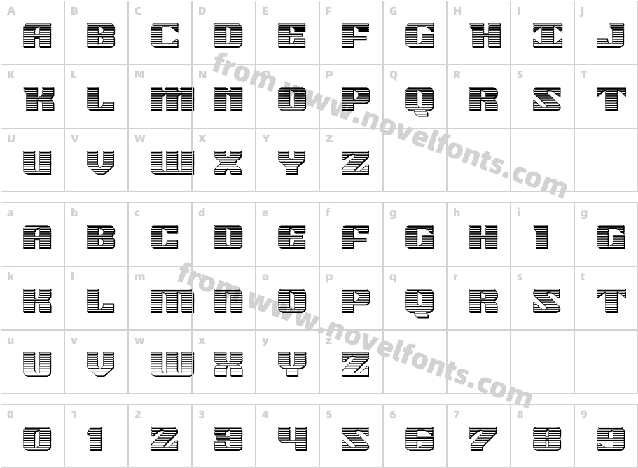 21 Gun Salute ChromeCharacter Map