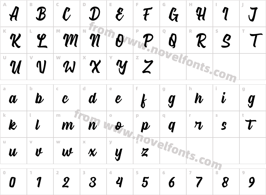 Signatype-RegularCharacter Map