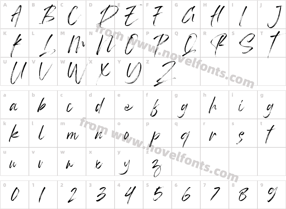 Silence Personal Use Only !!!Character Map