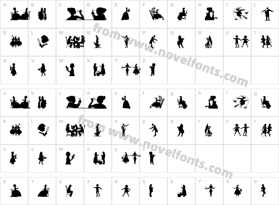 SilhousCharacter Map