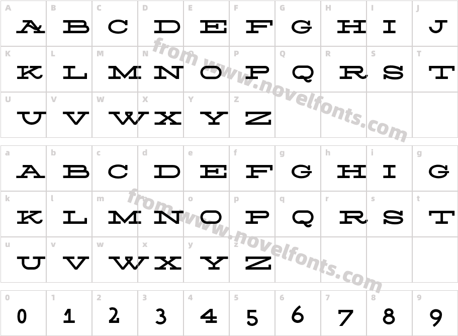 SilverfakeCharacter Map