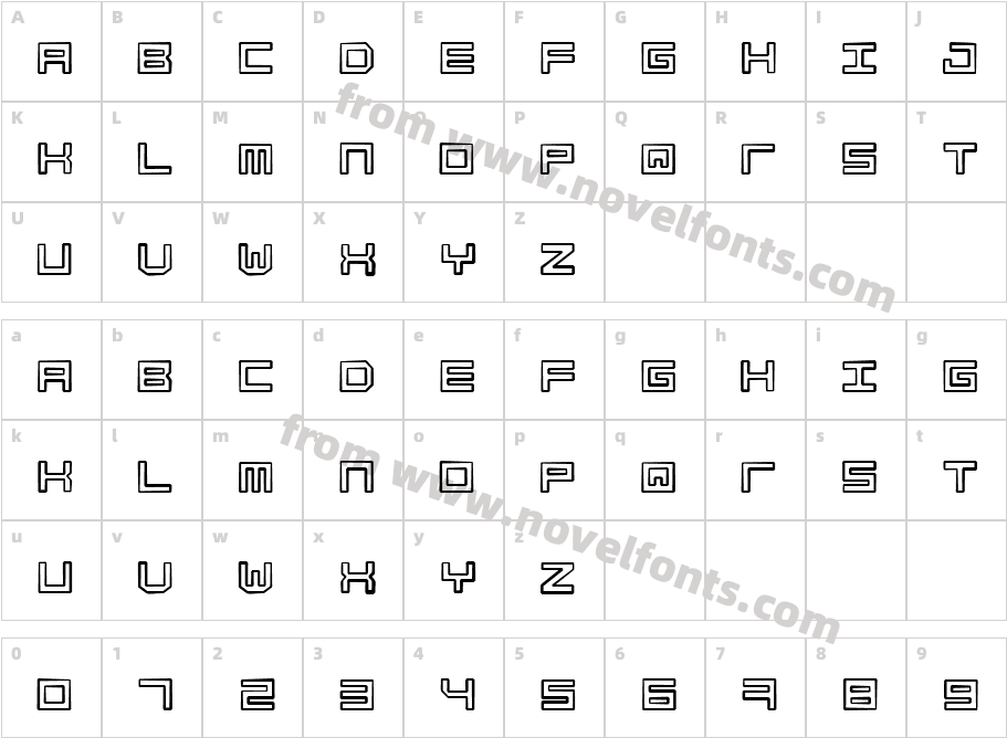 Simply Mono DirtyCharacter Map