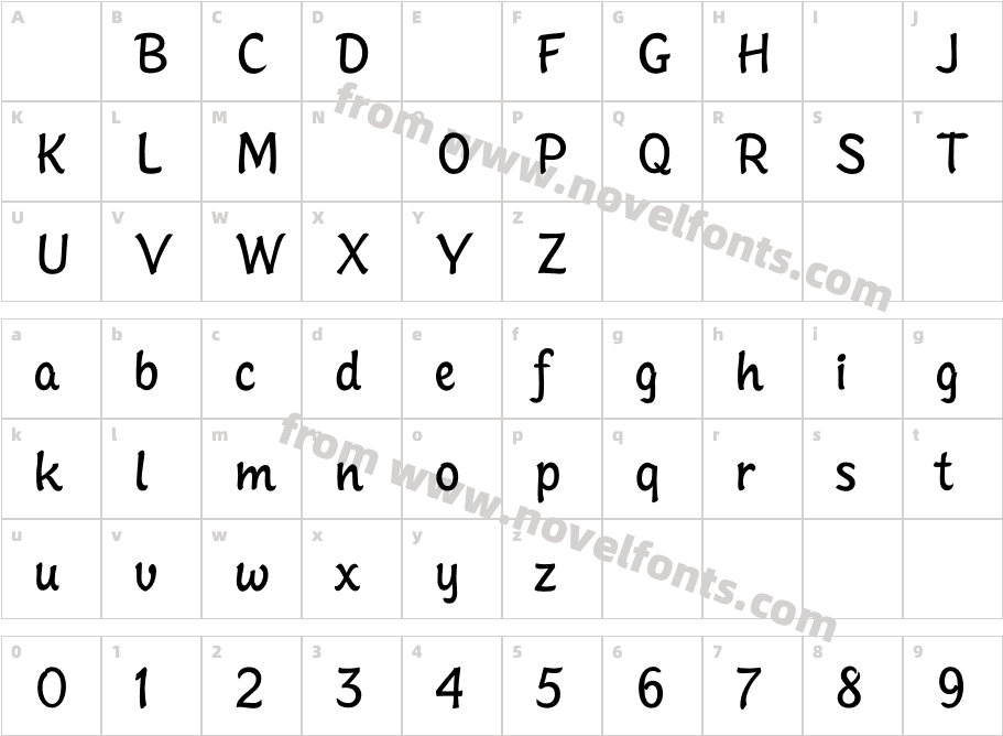 SinclairLightScriptCharacter Map