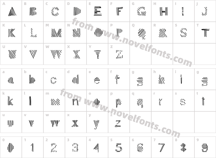 SionCharacter Map