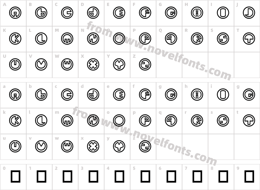 SirkhularCharacter Map