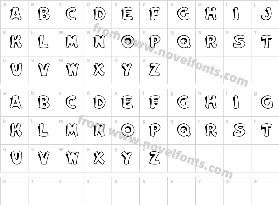 SiworkCharacter Map