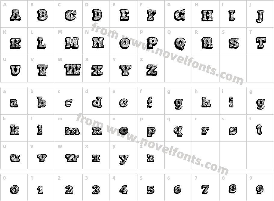 Sketch NothingCharacter Map