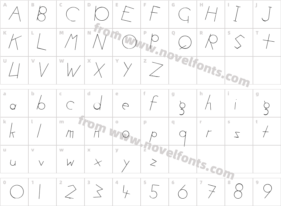 Atomic Pasta  ItalicCharacter Map