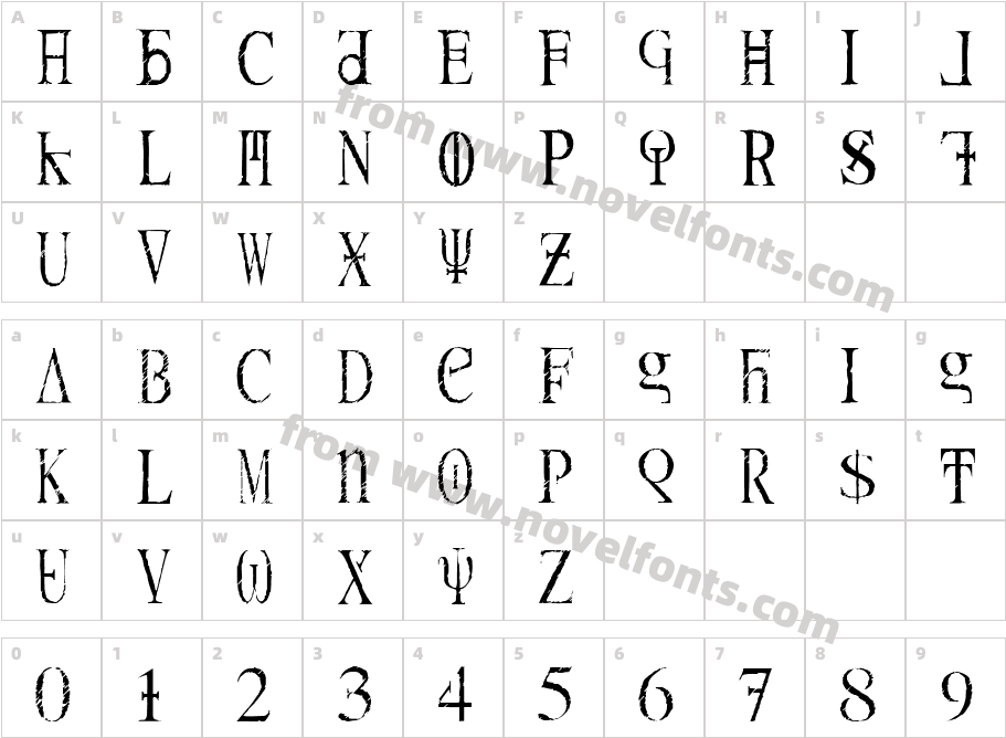 SkreechCharacter Map