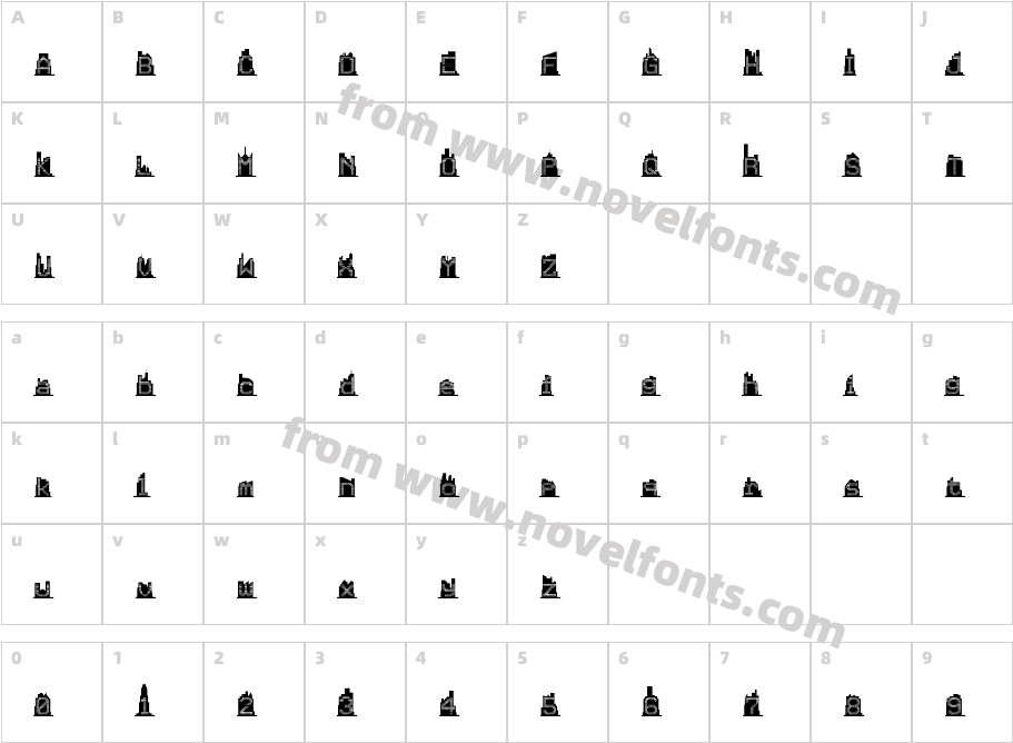 SkylineCharacter Map