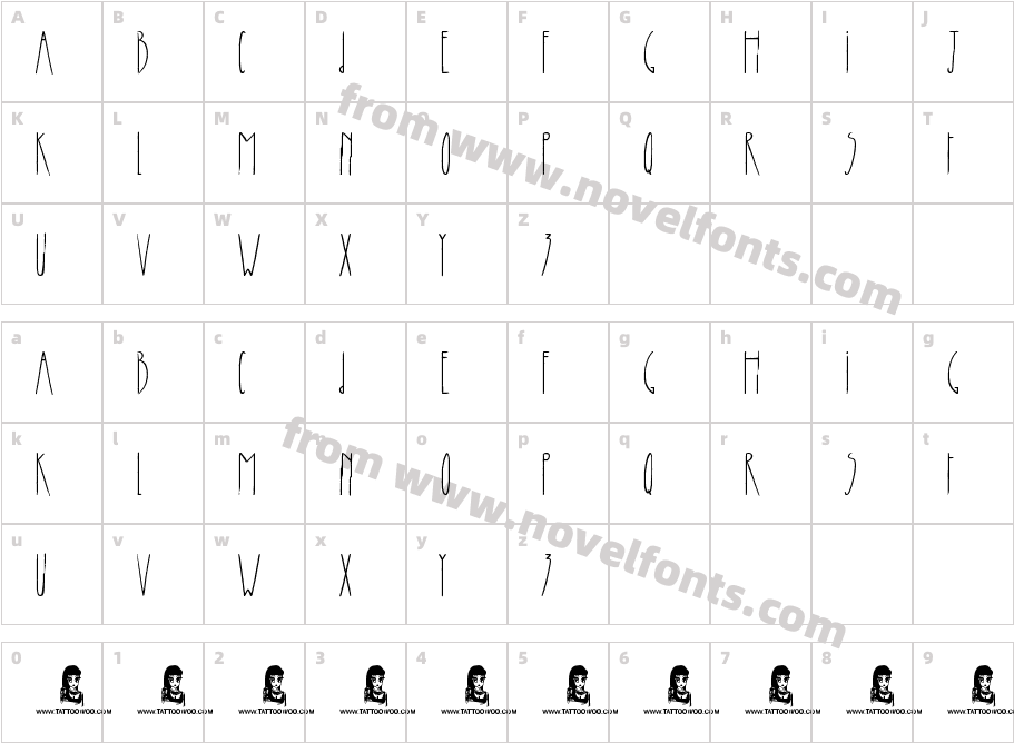 SkyscraperCharacter Map