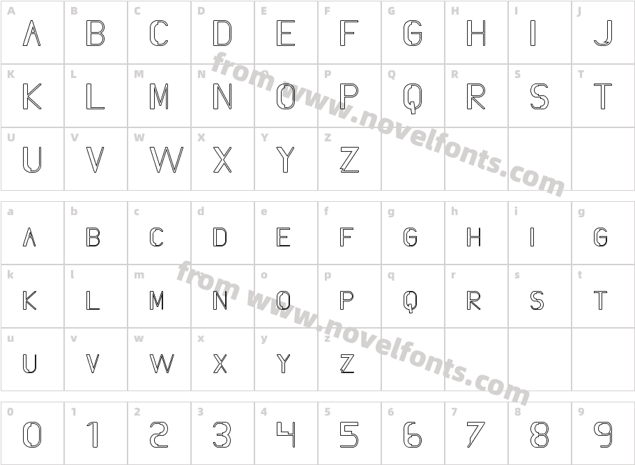 Slang Outfit OutlineCharacter Map