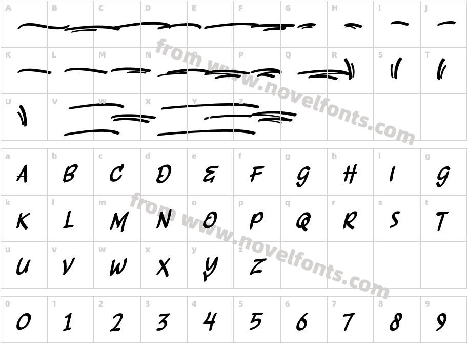 SlashbackSwashesCharacter Map