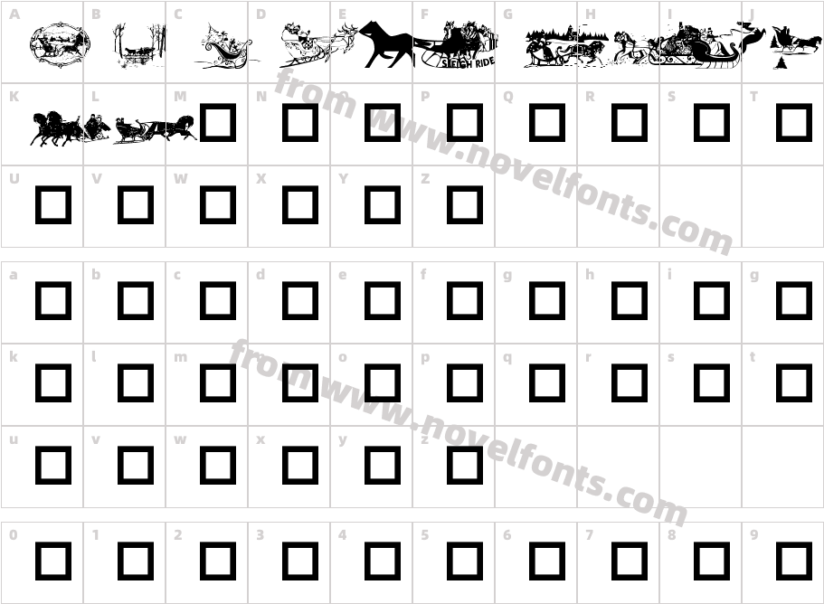 Sleigh RideCharacter Map