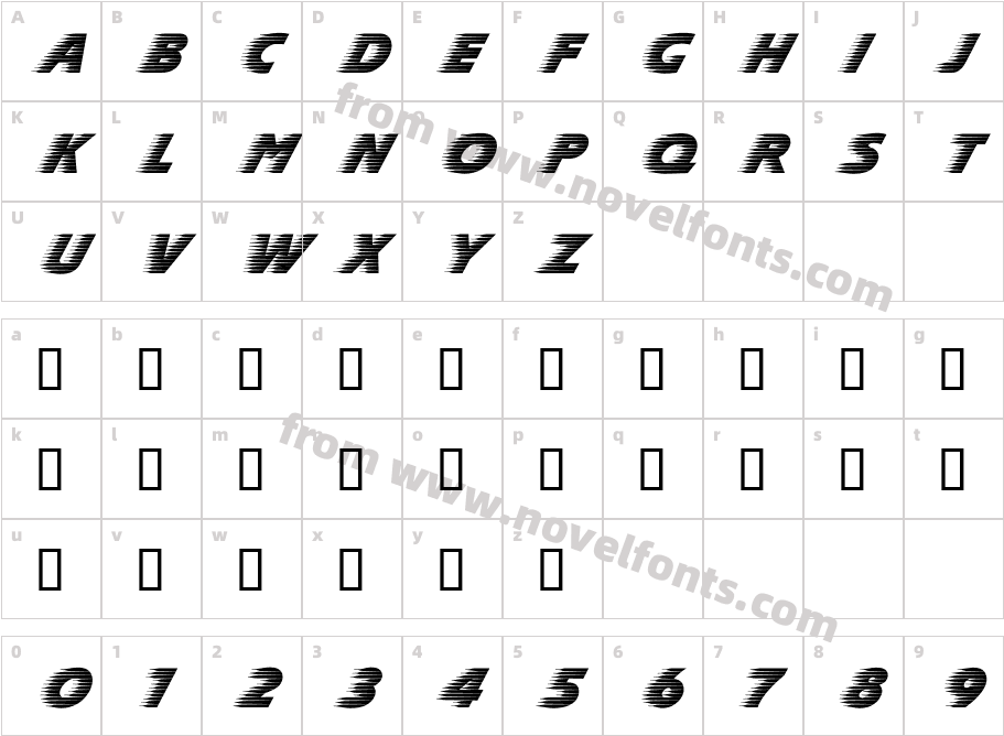 Slipstream ForwardCharacter Map