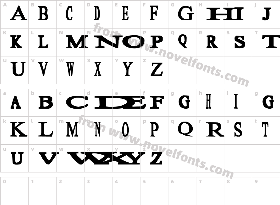 SloopyCharacter Map