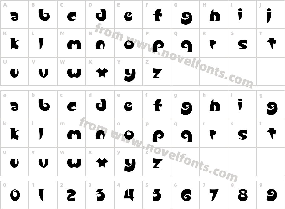 Slugfest NFCharacter Map