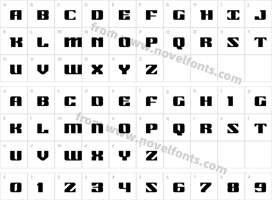 21 Gun SaluteCharacter Map