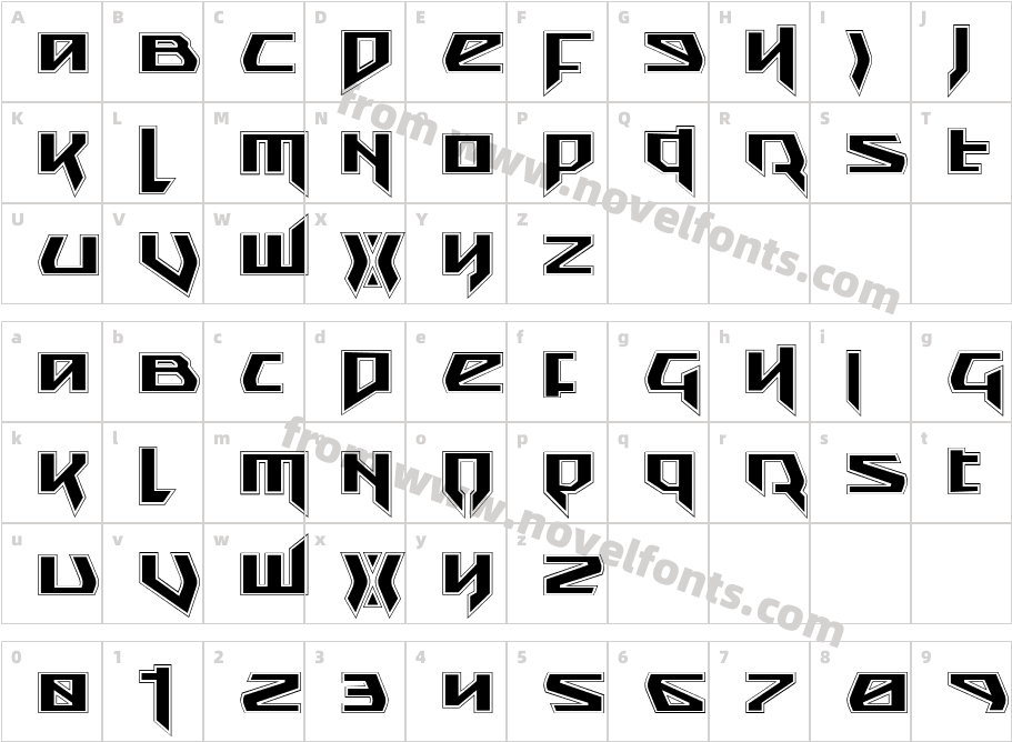 Snubfighter AcademyCharacter Map