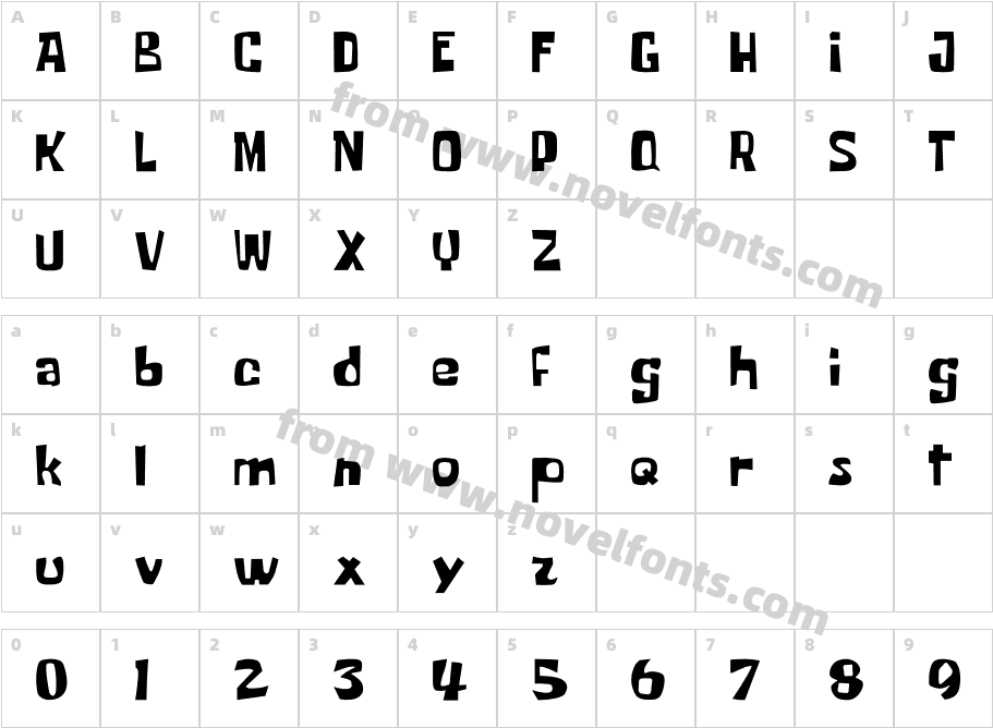 Some Time LaterCharacter Map