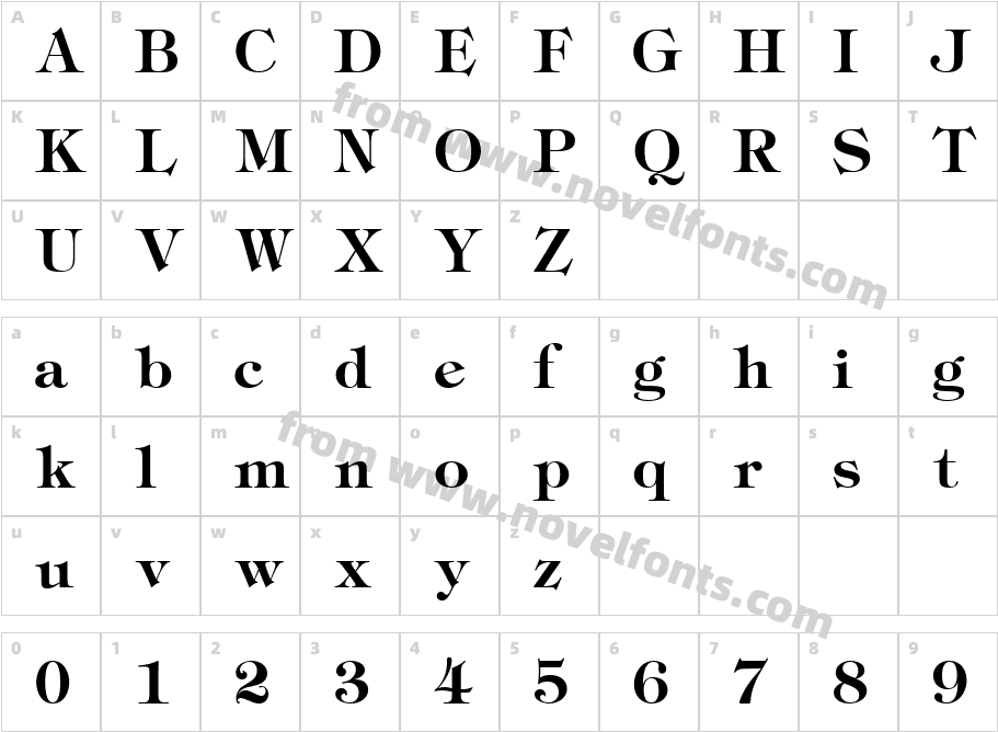 Sophisticate S Si SemiboldCharacter Map