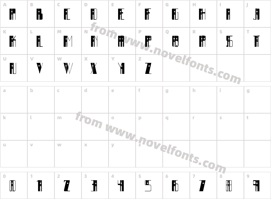 SorobanCharacter Map