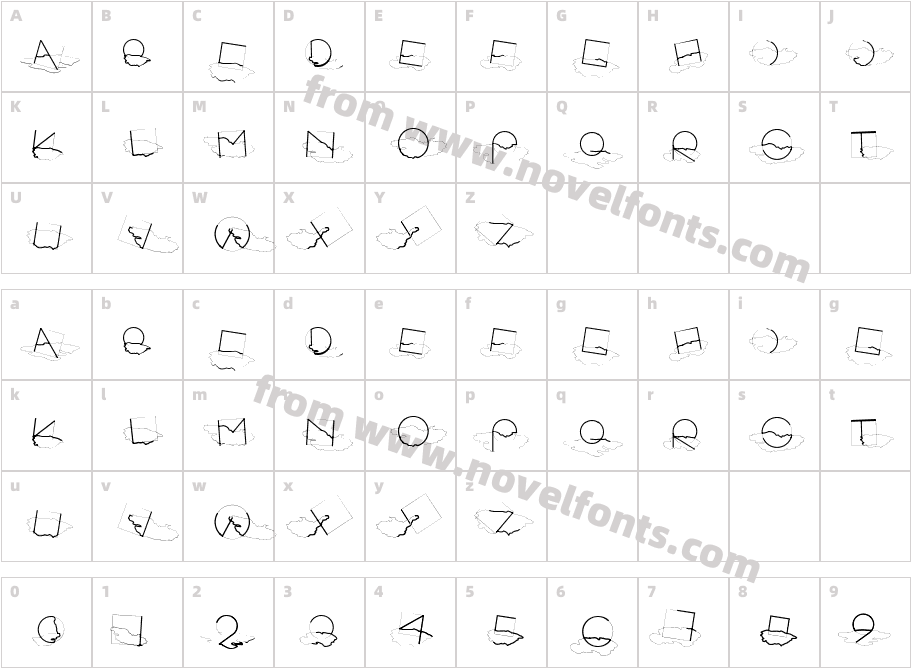 Soul PuddleCharacter Map