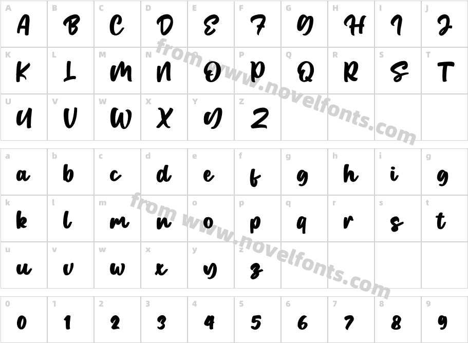 South GateCharacter Map