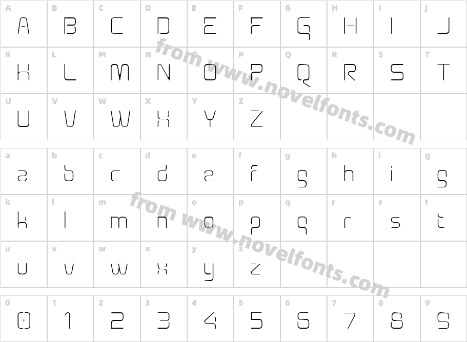 Aunchanted ThinCharacter Map