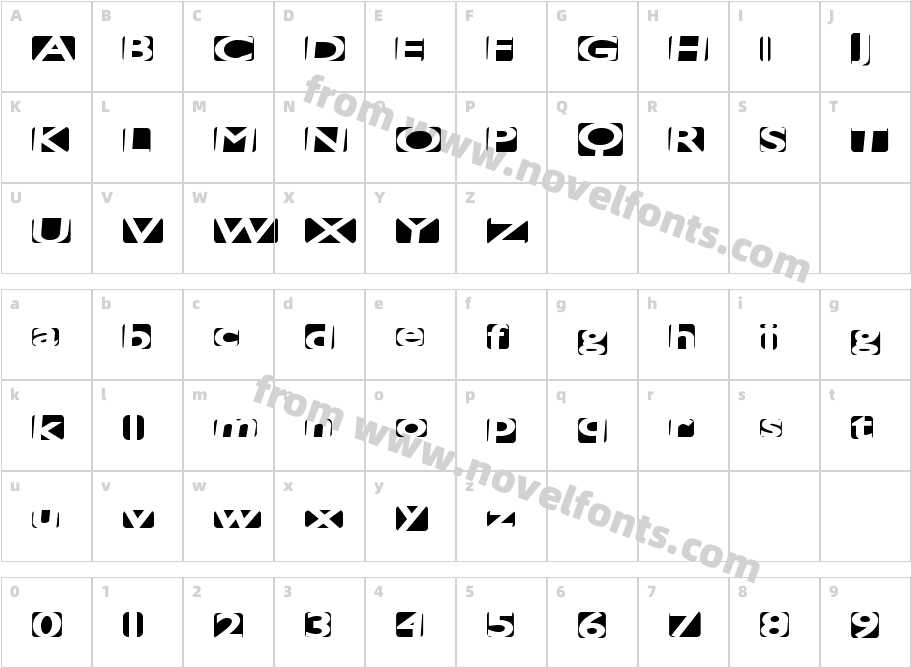 SpaceCatsCharacter Map