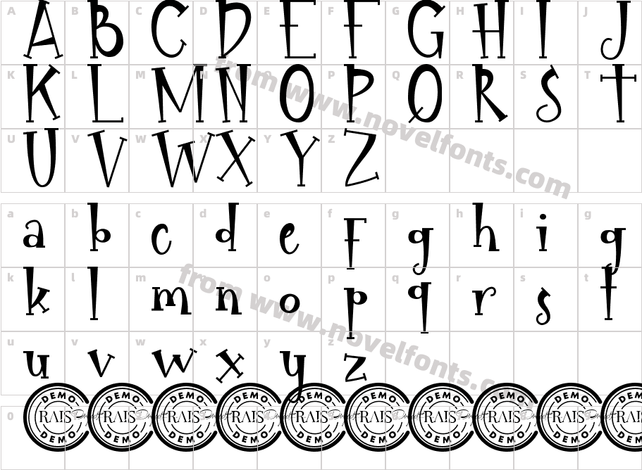 SparklingWitchDemoRegularCharacter Map