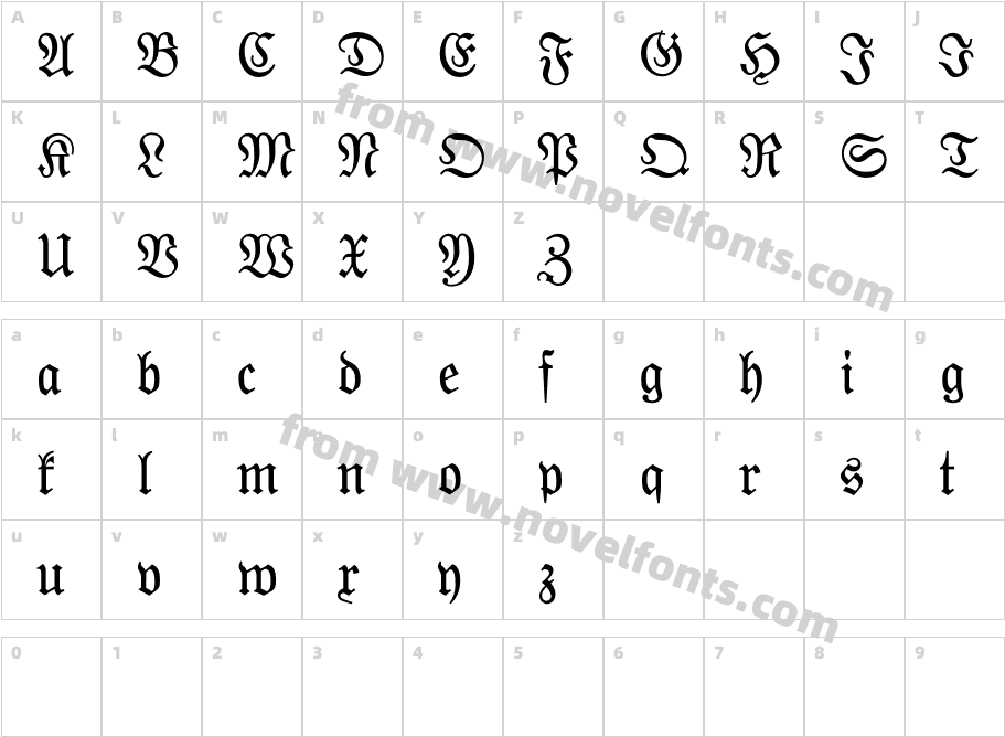 Special AlphabetsP02Character Map