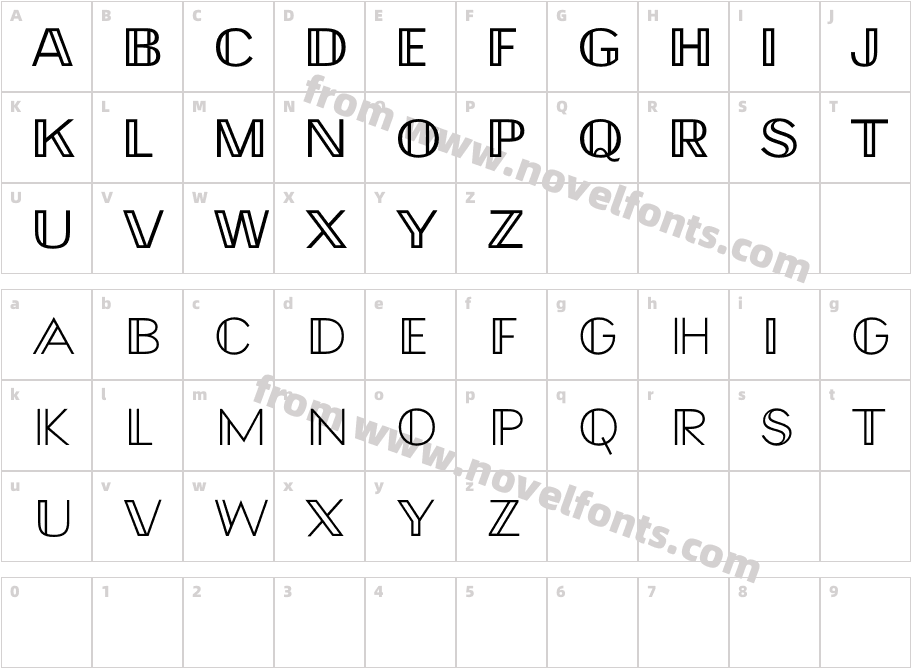 Special AlphabetsP04Character Map