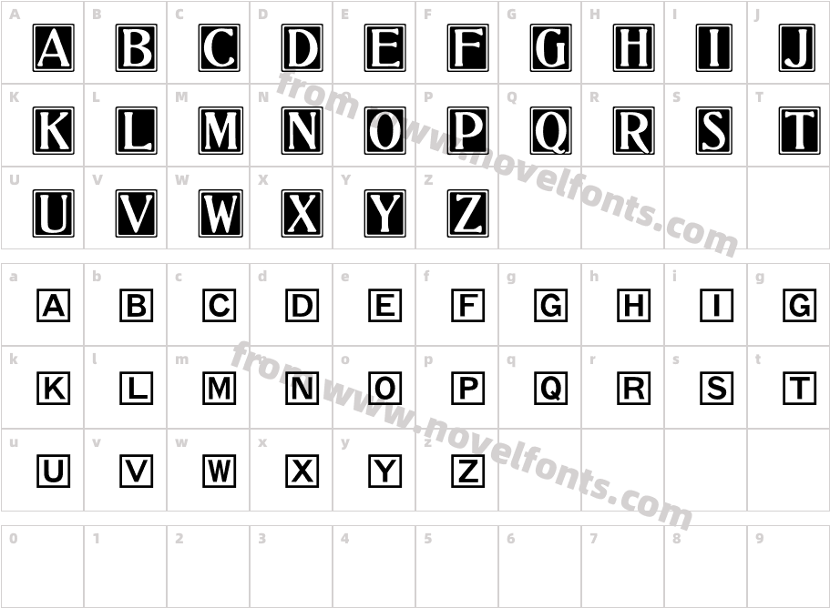 Special AlphabetsP06Character Map