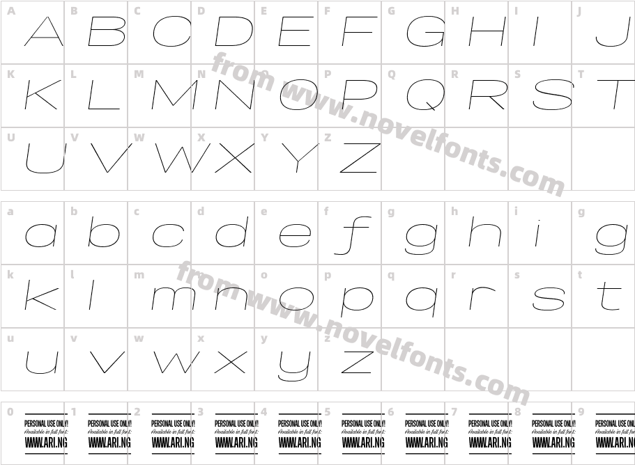 Specify PERSONAL ExtraexpandedCharacter Map