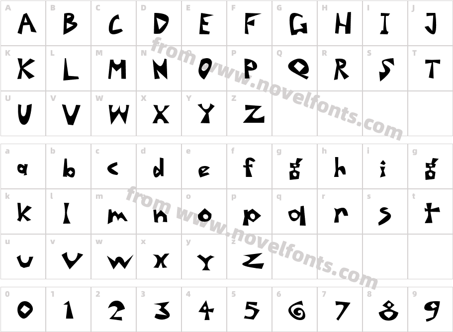 Speed BumpCharacter Map