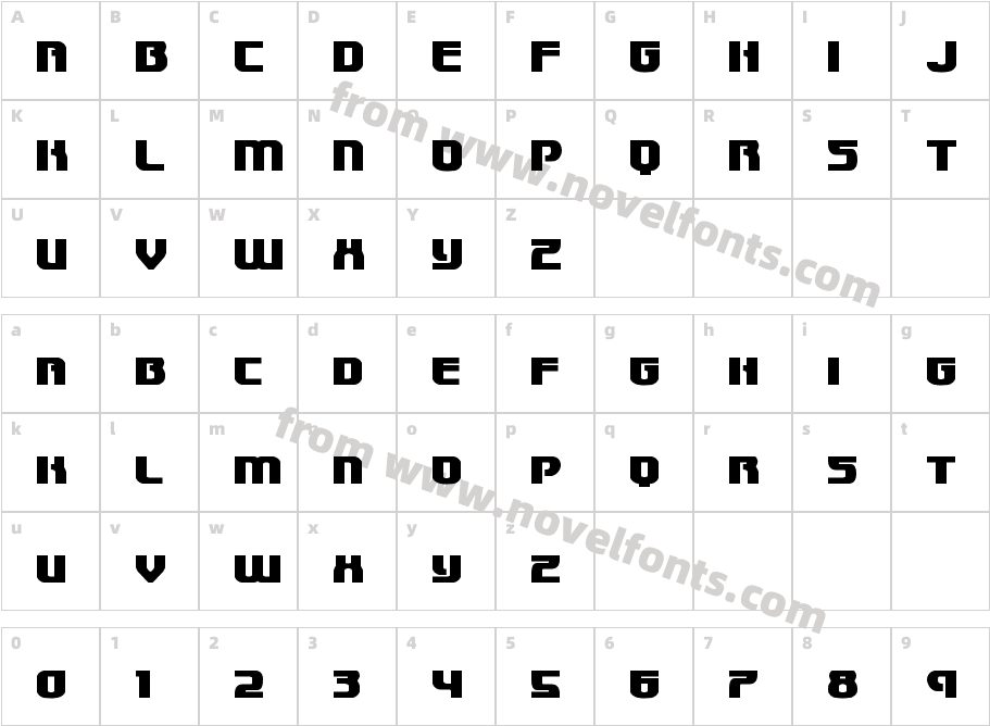 Speedwagon ExpandedCharacter Map