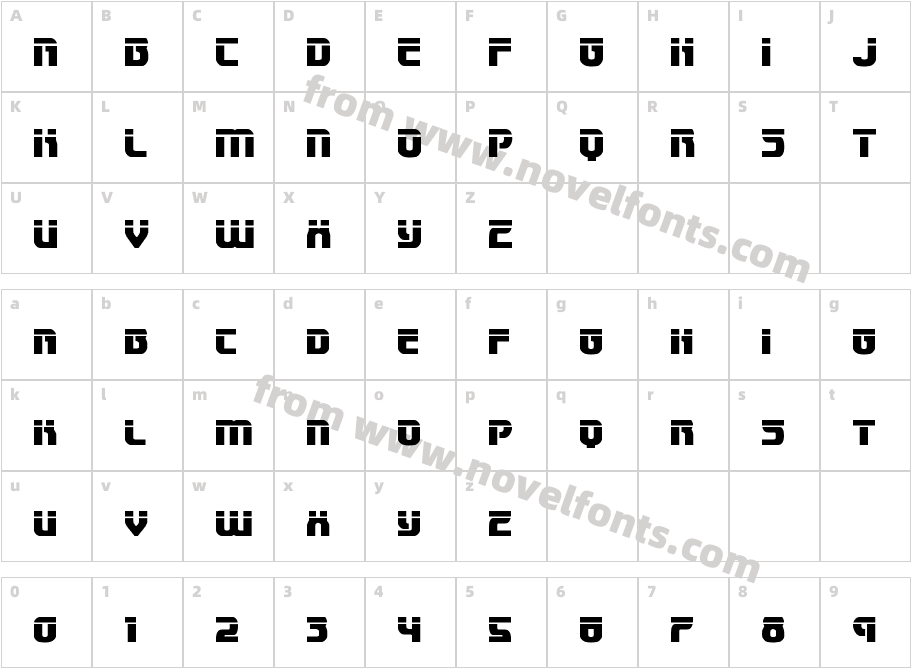 Speedwagon LaserCharacter Map