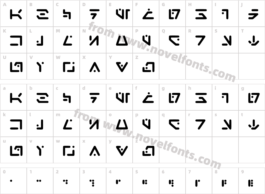 Aurebesh_droid RegularCharacter Map