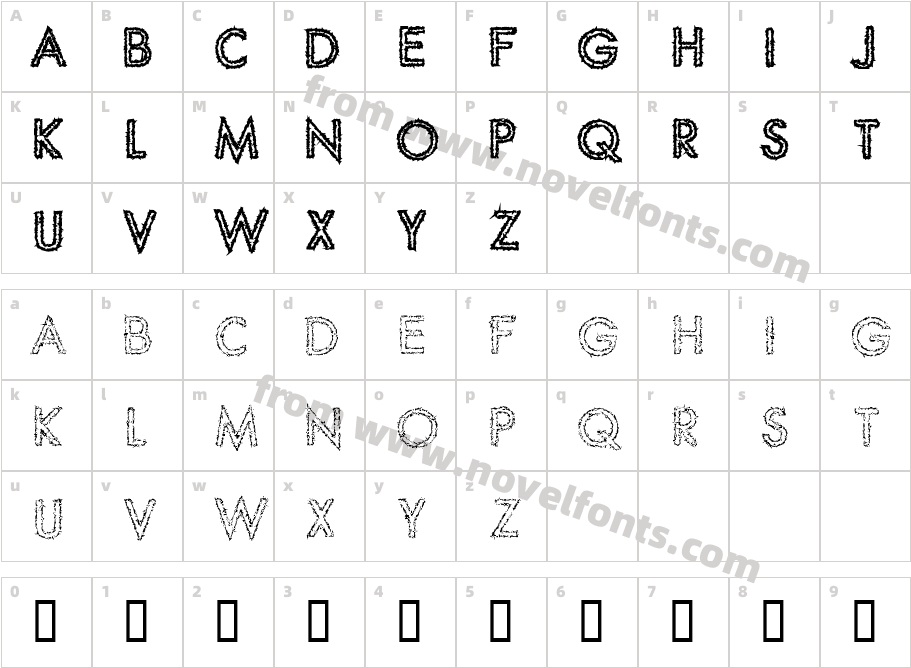 Spike Crumb SwizzleCharacter Map