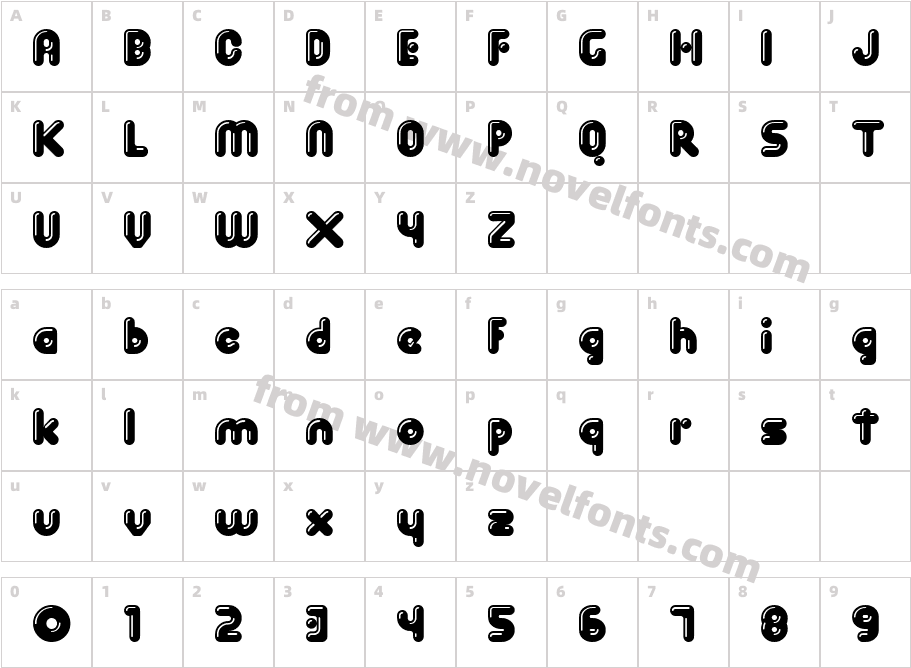 Spit ShineCharacter Map