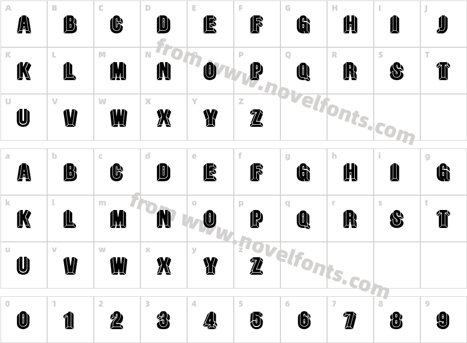 SpitCharacter Map