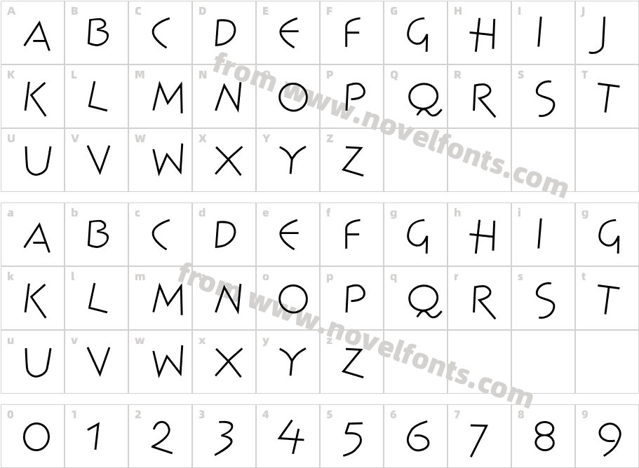 Spontan PlainCharacter Map