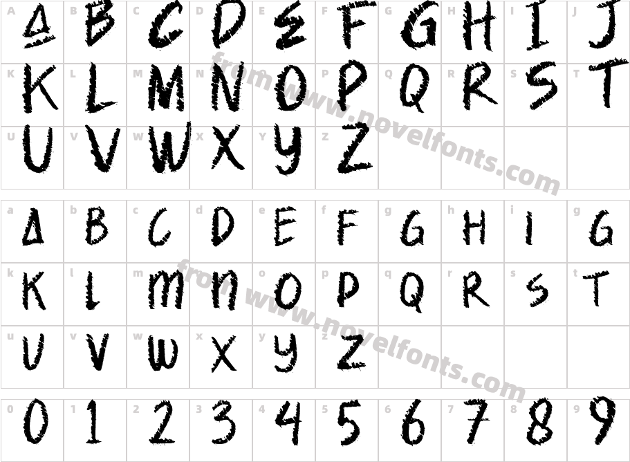 Spooky CrackCharacter Map