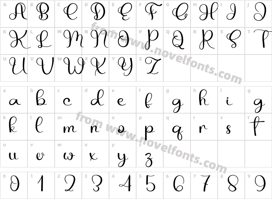 Spooky GardenCharacter Map