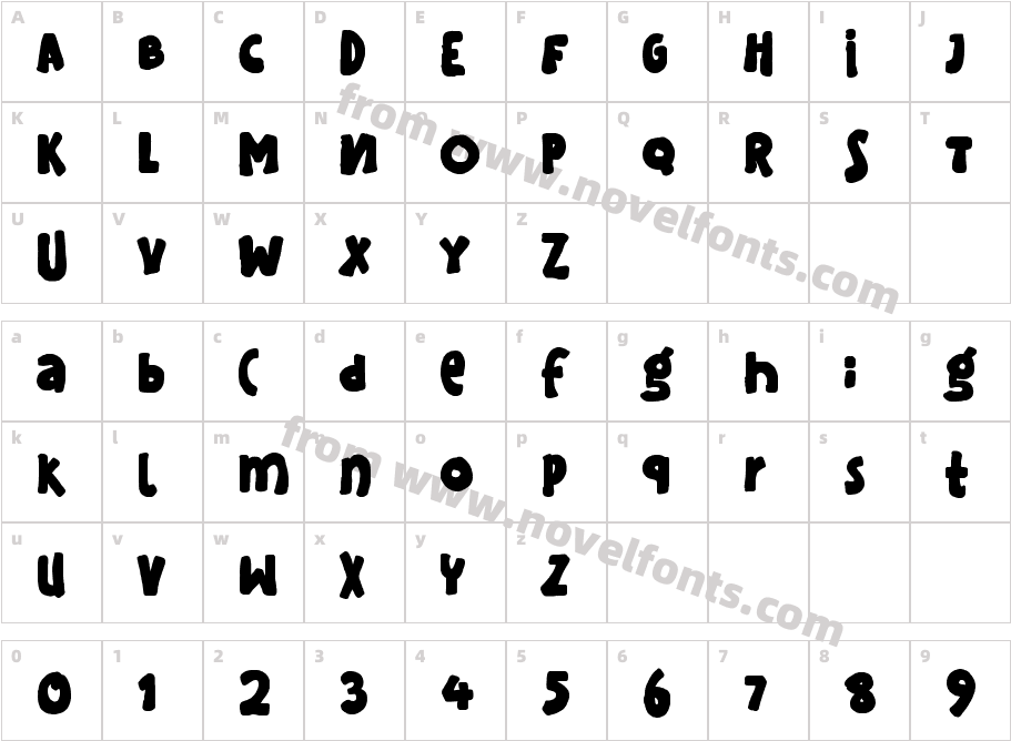 SpookyLuckySolidRegularCharacter Map